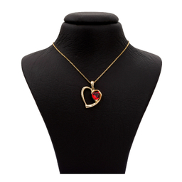 گردنبند طلا 18 عیار زنانه جواهری سون کد 3957