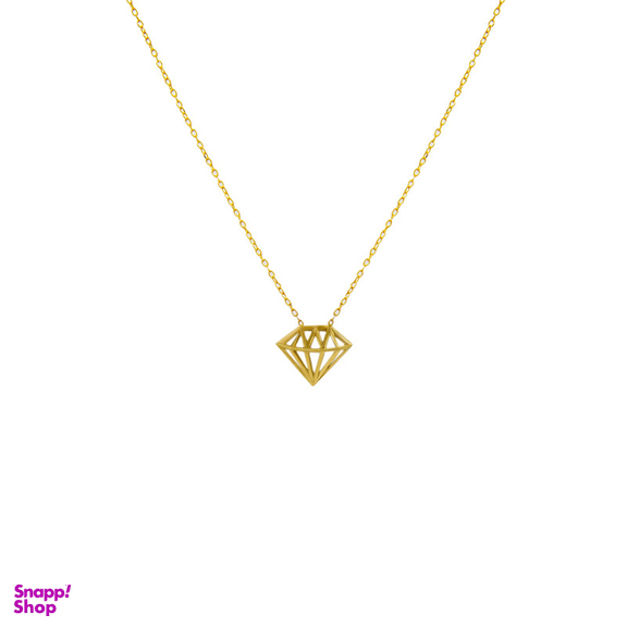 گردنبند طلا 18 عیار زنانه گلد گالری لیبرا طرح حلقه ای فلامینگو مدل جم