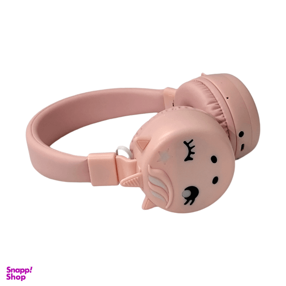 هدفون بلوتوثی چراغ دار طرح تک شاخ مدل KR-666l