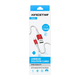 کابل تبدیل USB به microUSB کینگ استار مدل K65 A طول 1.1 متر