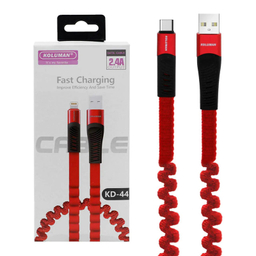 کابل تبدیل USB به MicroUSB کلومن مدل DK-44 طول 1 متر