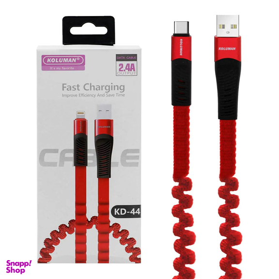 کابل تبدیل USB به MicroUSB کلومن مدل DK-44 طول 1 متر
