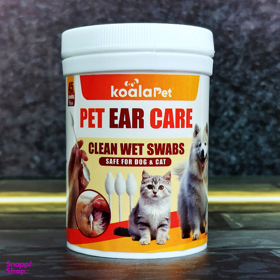 سواب مرطوب گوش سگ و گربه کوالاپت مدل Ear Swabs01 بسته 45 عددی