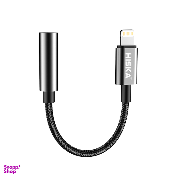 کابل تبدیل Lightning به AUX هیسکا مدل W24 طول 10 سانتی متر