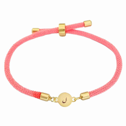 دستبند طلا 18 عیار دخترانه لیردا مدل حروف ل 6755