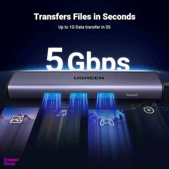 هاب 5 پورت USB-A یوگرین مدل CM475 کد 60554