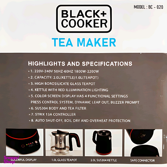 چای ساز بلک کوکر کد RAGA-020