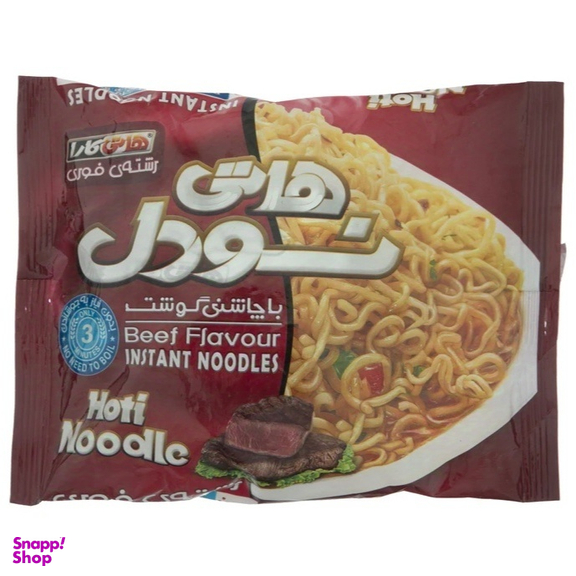 نودل گوشت هاتی کارا وزن 82 گرم