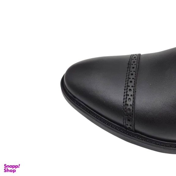 نیم بوت مردانه چرم ریباری مدل Z20 رنگ مشکی