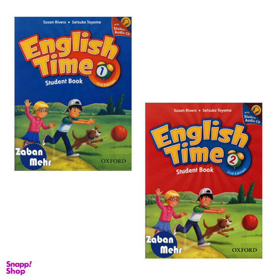 کتاب English Time اثر جمعی از نویسندگان انتشارات زبان مهر مجموعه 2 جلدی