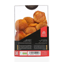 میوه خشک قیسی هلو زرنگاران وزن 300 گرم