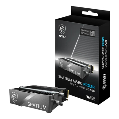 حافظه SSD ام اس آی مدل SPATIUM M580 PCIe 5.0 NVMe M.2 FROZR