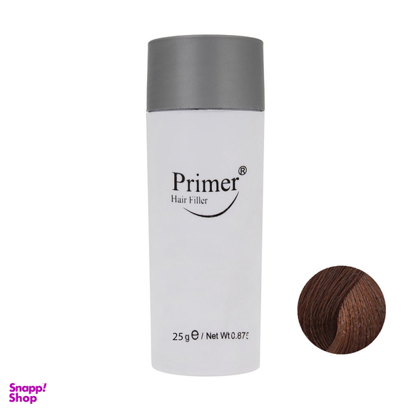 پودر پر پشت کننده مو پرایمر کد 003 وزن 25 گرم رنگ قهوه ای تیره