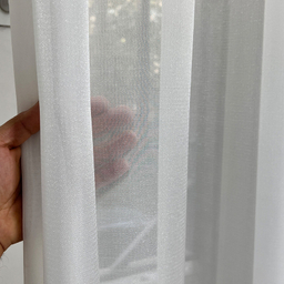 پرده مدل پانچ حریر شاین ساده سایز 150x280 سانتیمتر
