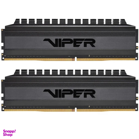رم دسکتاپ دو کاناله 4000 مگاهرتز CL19 پتریوت مدل Viper Blackout ظرفیت 8 گیگابایت بسته 2 عددی