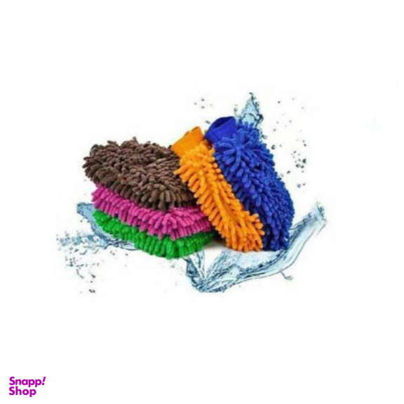 دستمال نظافت خودرو مدل میکروفایبر ماکارونی بلند کد F006