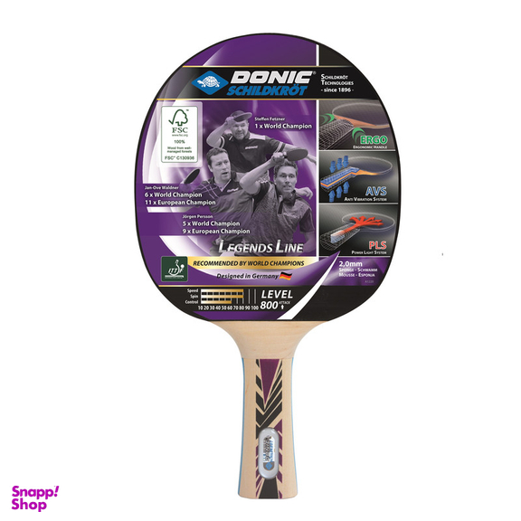 راکت پینگ پنگ دونیک مدل Legends Lines 800