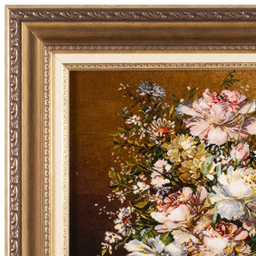 تابلو فرش دستباف سی پرشیا مدل گل در گلدان کد 903617