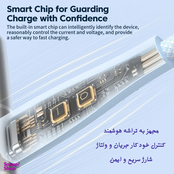 کابل تبدیل USB به Lightning توکی مدل TQ-X14 طول 2 متر