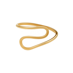 انگشتر طلا 18 عیار زنانه طلاجات مدل ساحل کد 1037 سایز 58