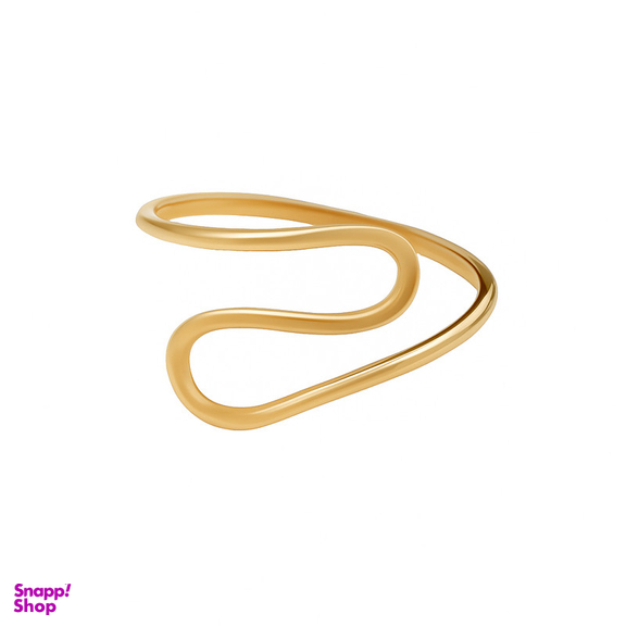 انگشتر طلا 18 عیار زنانه طلاجات مدل ساحل کد 1037 سایز 58