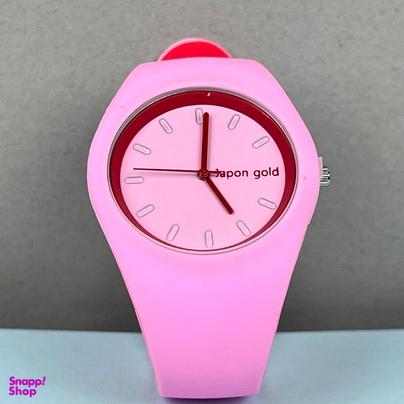 ساعت عقربه ای زنانه طرح آیس مدل Japon Gold رنگ صورتی