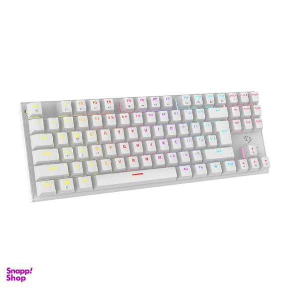 کیبورد بی سیم مخصوص بازی پرودو مدل Low-Profile Mechanical TKL Rainbow