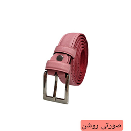 کمربند زنانه مدل سگگ میخی کد 011 رنگ طوسی روشن