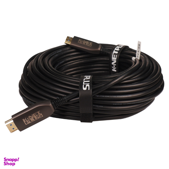 کابل 2.1 HDMI فیبر نوری کی نت پلاس طول 40 متر مدل KP-A162 طول 40 متر