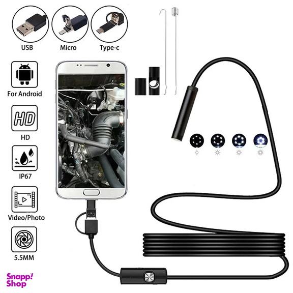 دوربین شلنگی مدل اتوفوکوس کد 10Meters 5MP FULL HD