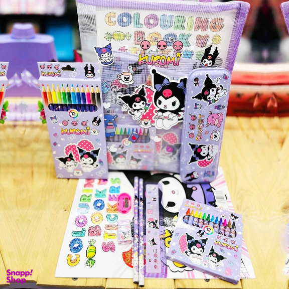 بسته رنگ آمیزی و آموزش زبان طرح کرومی کد 03 مجموعه 10 عددی