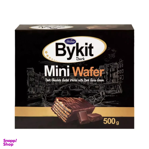 مینی ویفر بایکت شکلات تلخ شونیز وزن 500 گرم