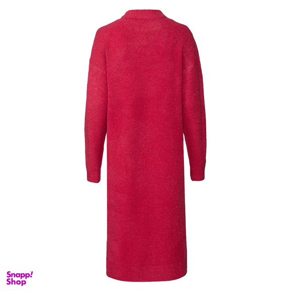 پیراهن بافت زنانه کد ESD03 رنگ قرمز