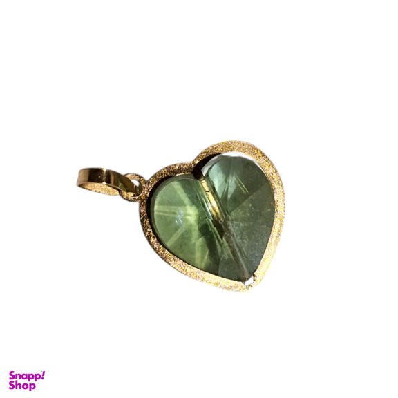 پلاک گردنبند طلا 18 عیار زنانه مدل قلب مولتی کالر