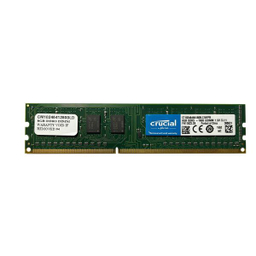 رم کامپیوتر DDR3L دو کاناله 1600 مگاهرتز CL11 کروشیال مدل 12800U ظرفیت 8 گیگابایت