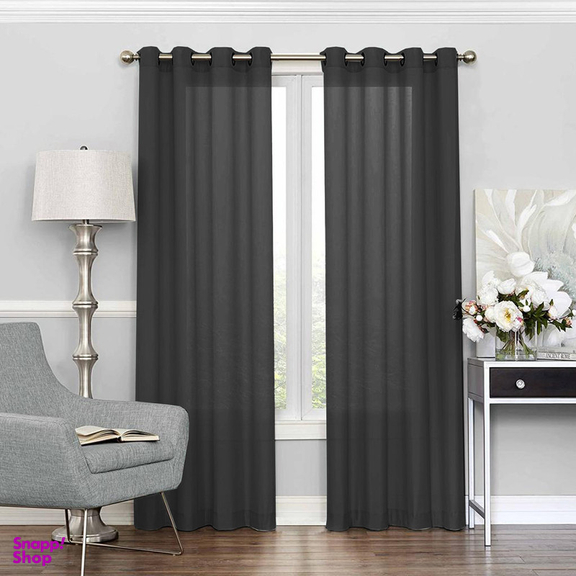 پرده فوروارد مدل FCLT0012 حریر نازلی مجموعه دو عددی سایز 280 × 150 سانتی متر