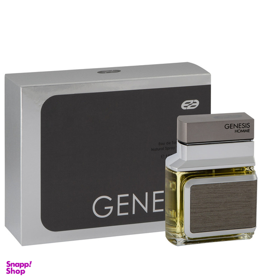 ادو تویلت مردانه عماد آرا مدل جنسیس حجم 100 میلی لیتر به همراه اسپری خوشبو کننده بدن مردانه عماد آرا