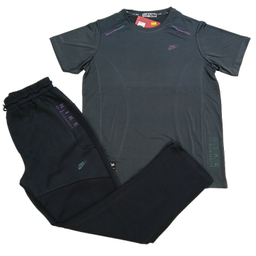 ست تیشرت شلوار ورزشی مردانه کد 1101 رنگ طوسی