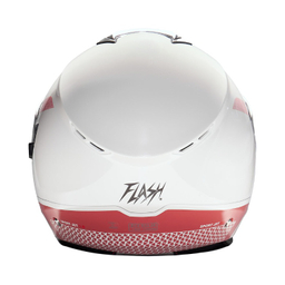 کلاه کاسکت بدون فک فلش مدل 852 glossy pink-white