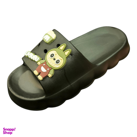 دمپایی زیتون مدل ویدا لبوبو ویانزا رنگ مشکی