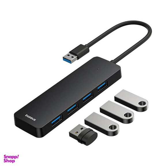 هاب 4 پورت USB 3.0 بیسوس مدل BS-OH080 15cm