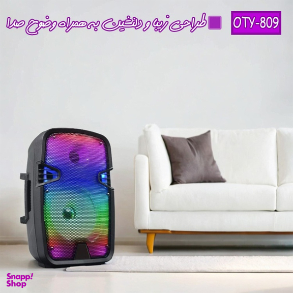 اسپیکر بلوتوثی قابل حمل مدل OTY-809