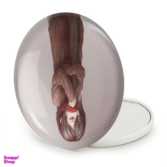 آینه جیبی خندالو طرح میکاسا اکرمن انیمه اتک آن تایتان Attack on Titan مدل تاشو کد 18515