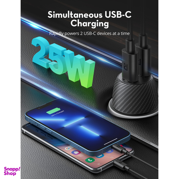 شارژر فندکی 25 وات راو پاور مدل RP-VC032