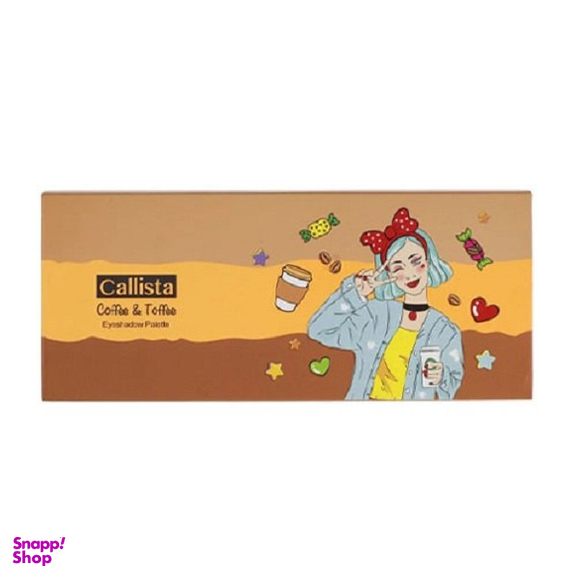 پالت سایه چشم کالیستا مدل Coffee & Toffee شماره 20