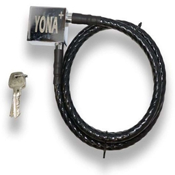 قفل کابلی موتورسیکلت یونا مدل B6 کد 1.5