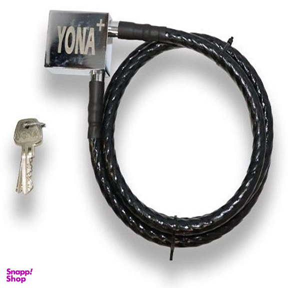 قفل کابلی موتورسیکلت یونا مدل B6 کد 1.5