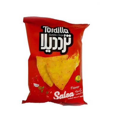 چیپس ذرت سالسا ترددیلا وزن 100 گرم