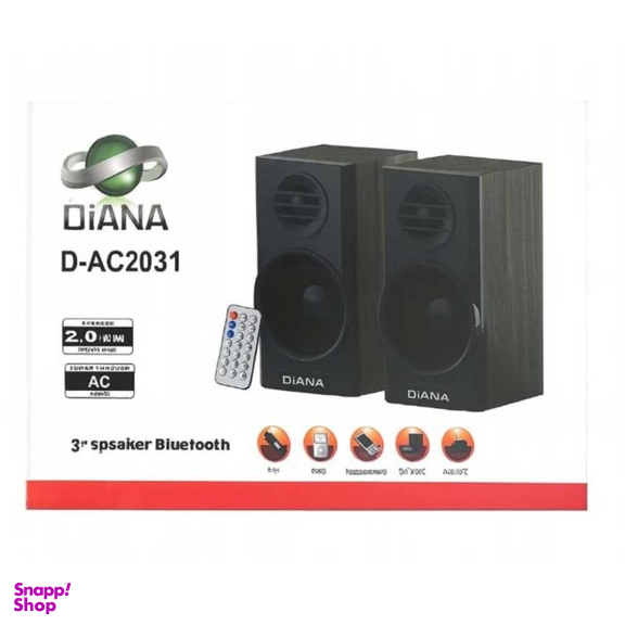 اسپیکر دسکتاپ بلوتوثی دیانا مدل DiANA-AC2031