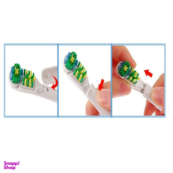 سری یدک مسواک برقی اورال بی مدل CrossAction مجموعه 2 عددی